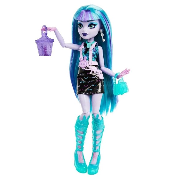 Monster High®: Skulltimate Secrets Neon Frights Twyla™ Doll w/Locker-New - Picture 9 of 9